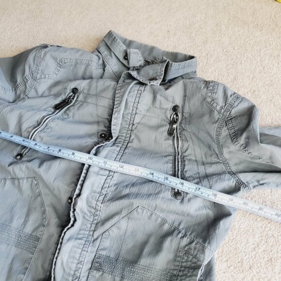 Burton London Y2K 2000s Aviator Military Urban Street Vintage Utility Jacket S - Picture 9 of 12